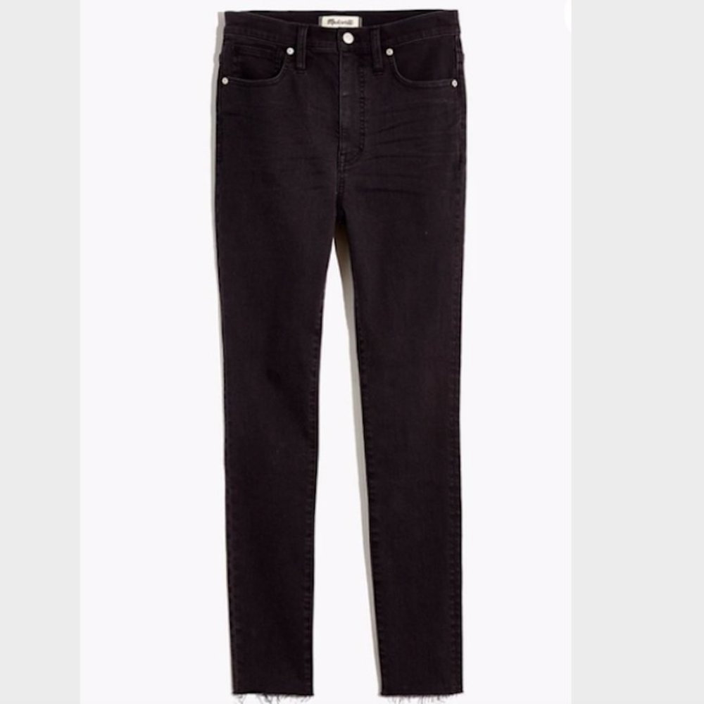 Madewell black roadtripper jeans
